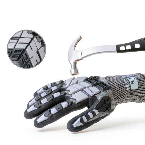 Pavo Safety Gloves Cut Resistant Work Gloves Impact-2