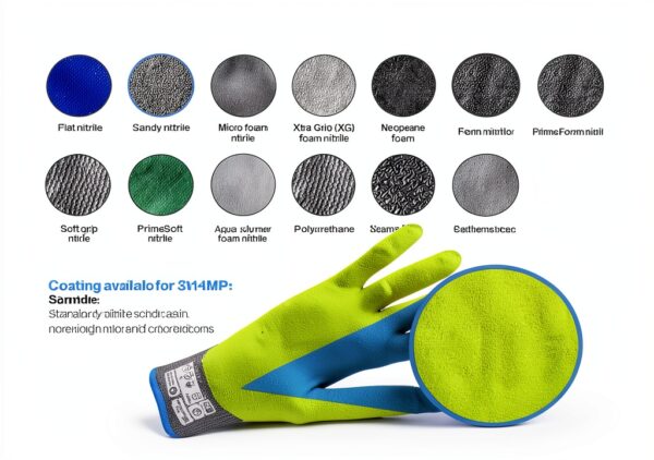 HexArmor Impact Gloves HiVis Grip Touchscreen Compatible-4