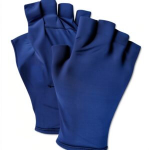 MAGID Impact Safety Gloves Fingerless Blue-0