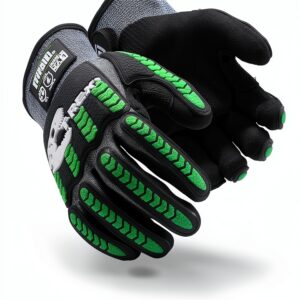 MAGID Impact Reducing Safety Gloves 13‑Gauge Shell, NitriX Grip-0