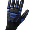 Impact Reducing Safety Gloves Large Black Blue by Global Glove-1