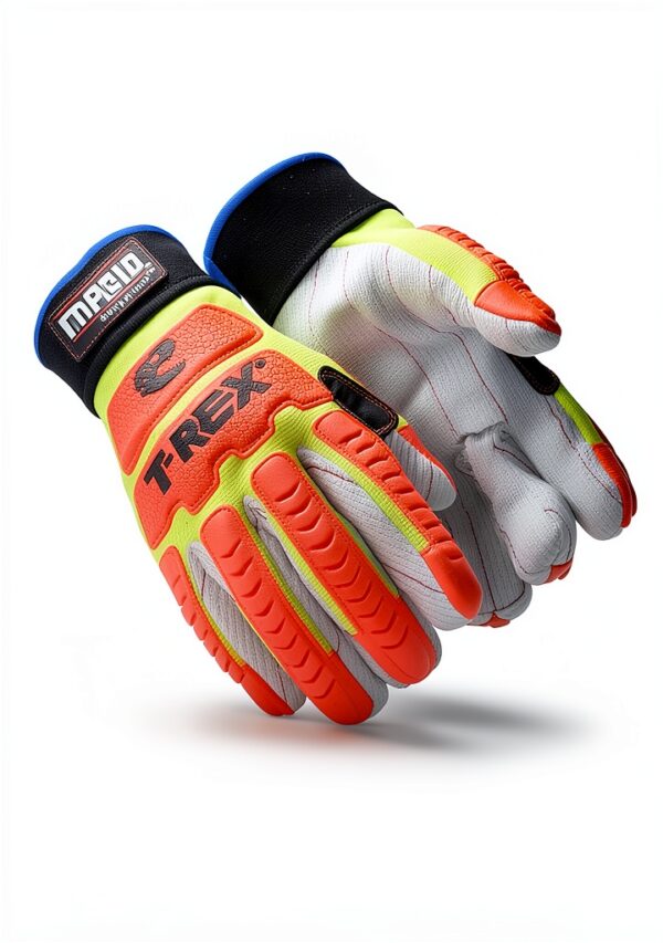 Impact Resistant Safety Gloves MAGID TRX510WS M Force Hi Vis-0