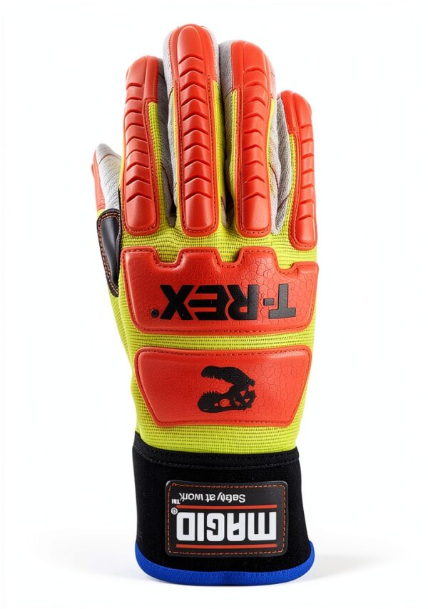 Impact Resistant Safety Gloves MAGID TRX510WS M Force Hi Vis-3