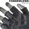 Mechanix Wear MPact Fingerless Tactical Impact Gloves Black Medium-1