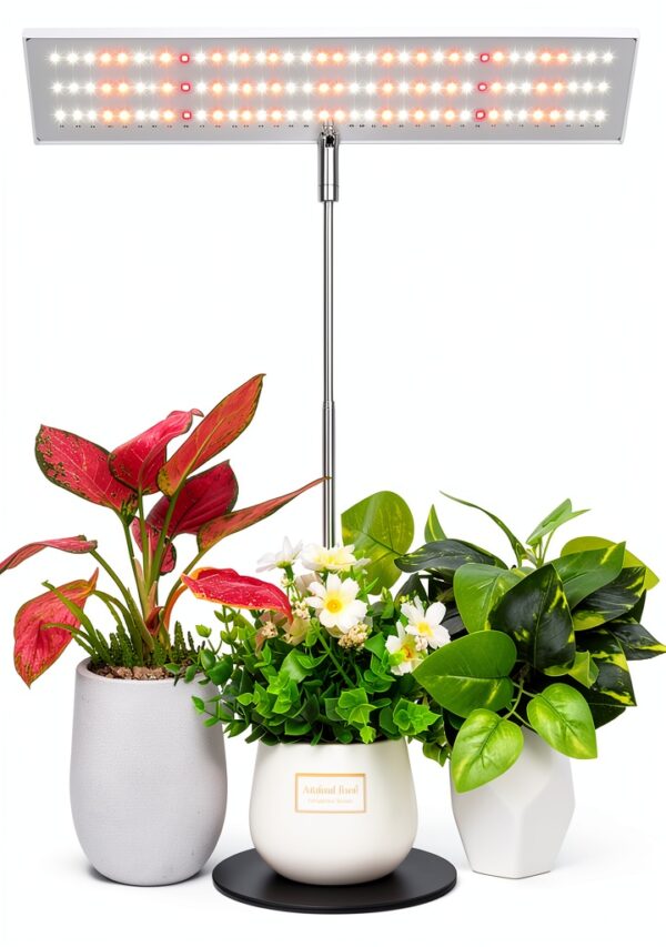 Grow Light LORDEM Spectrum LED Lamp Adjustable Height Dimmable-0