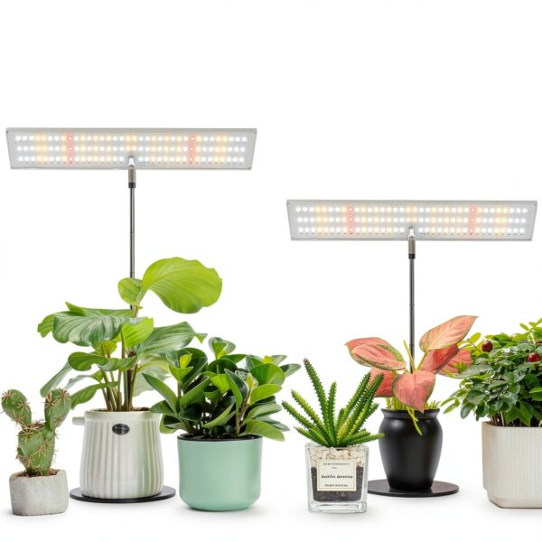 Grow Light LORDEM Spectrum LED Lamp Adjustable Height Dimmable-5